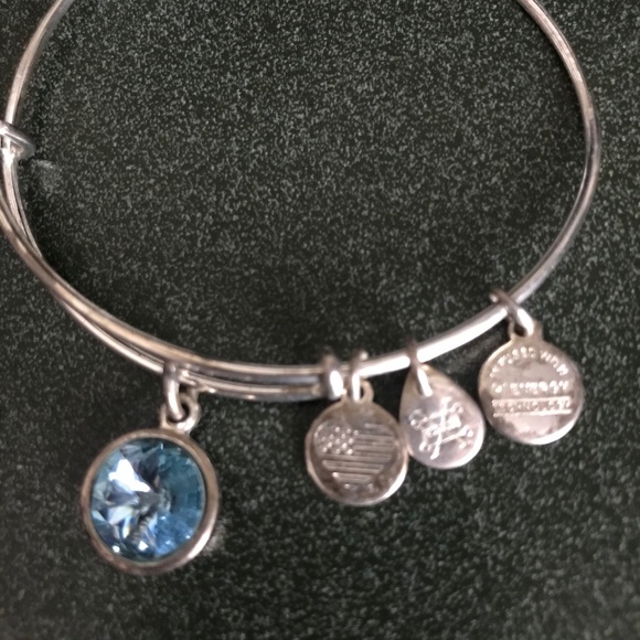 Alex and Ani Silver Expandable Wire Bracelet - Picture 3 of 16